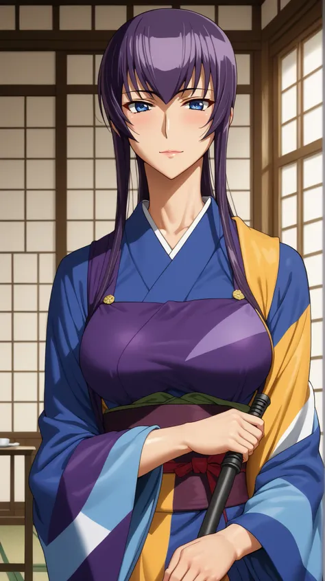 NSFW_SaekoBusujima_ownwaifu,NakedApron_SaekoBusujima_ownwaifu,Kimono_SaekoBusujima_ownwaifu,SwimSuit_SaekoBusujima_ownwaifu,MainOutfit_SaekoBusujima_ownwaifu,mature female, milf, motherly,auntjunedef, blue eyes, purple hair, long hair,