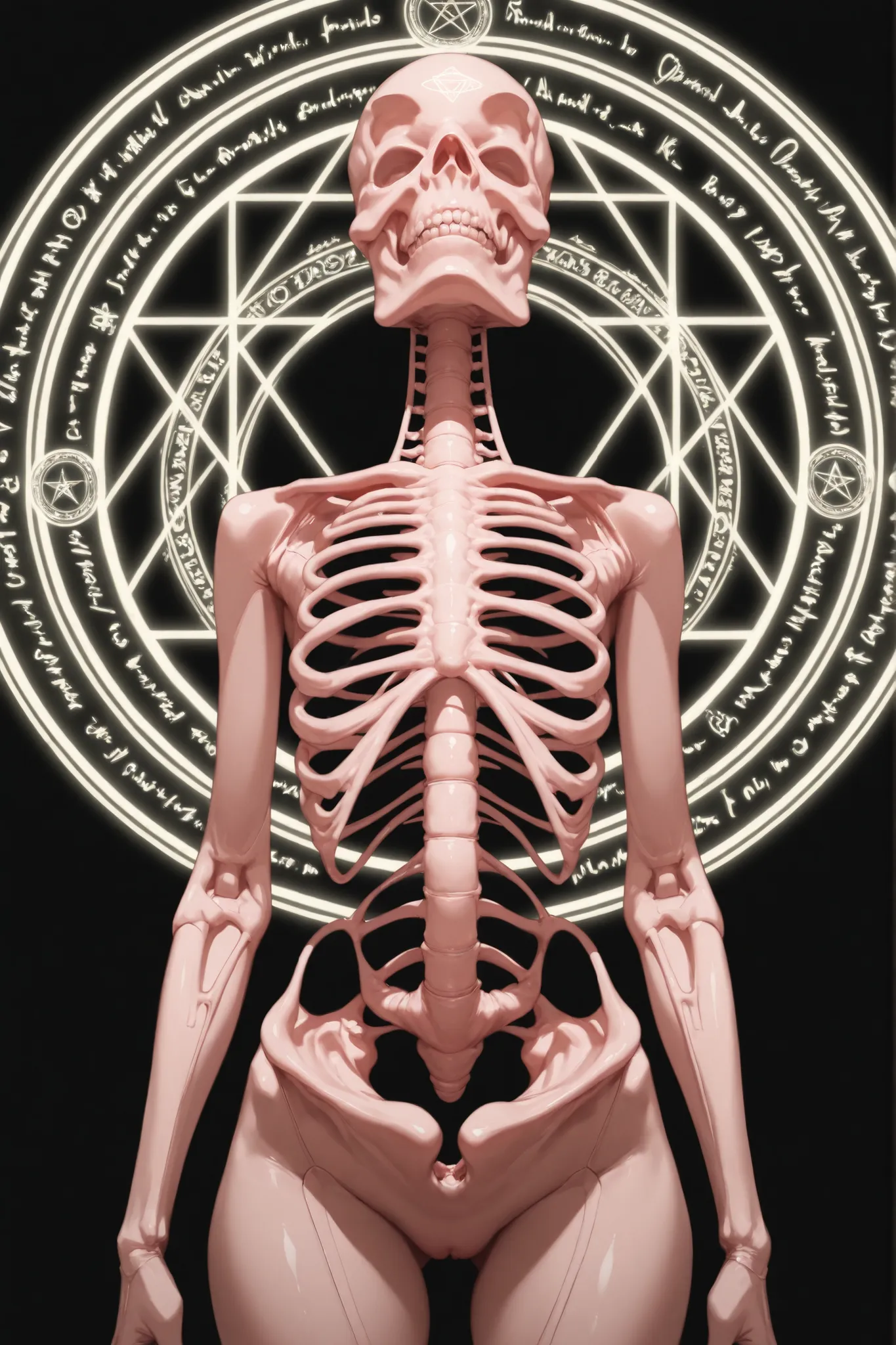 (masterpiece、High Quality, 8k, high definition), solo, high saturation, high definition, anatomical structure, Perfect body, magic circle on background