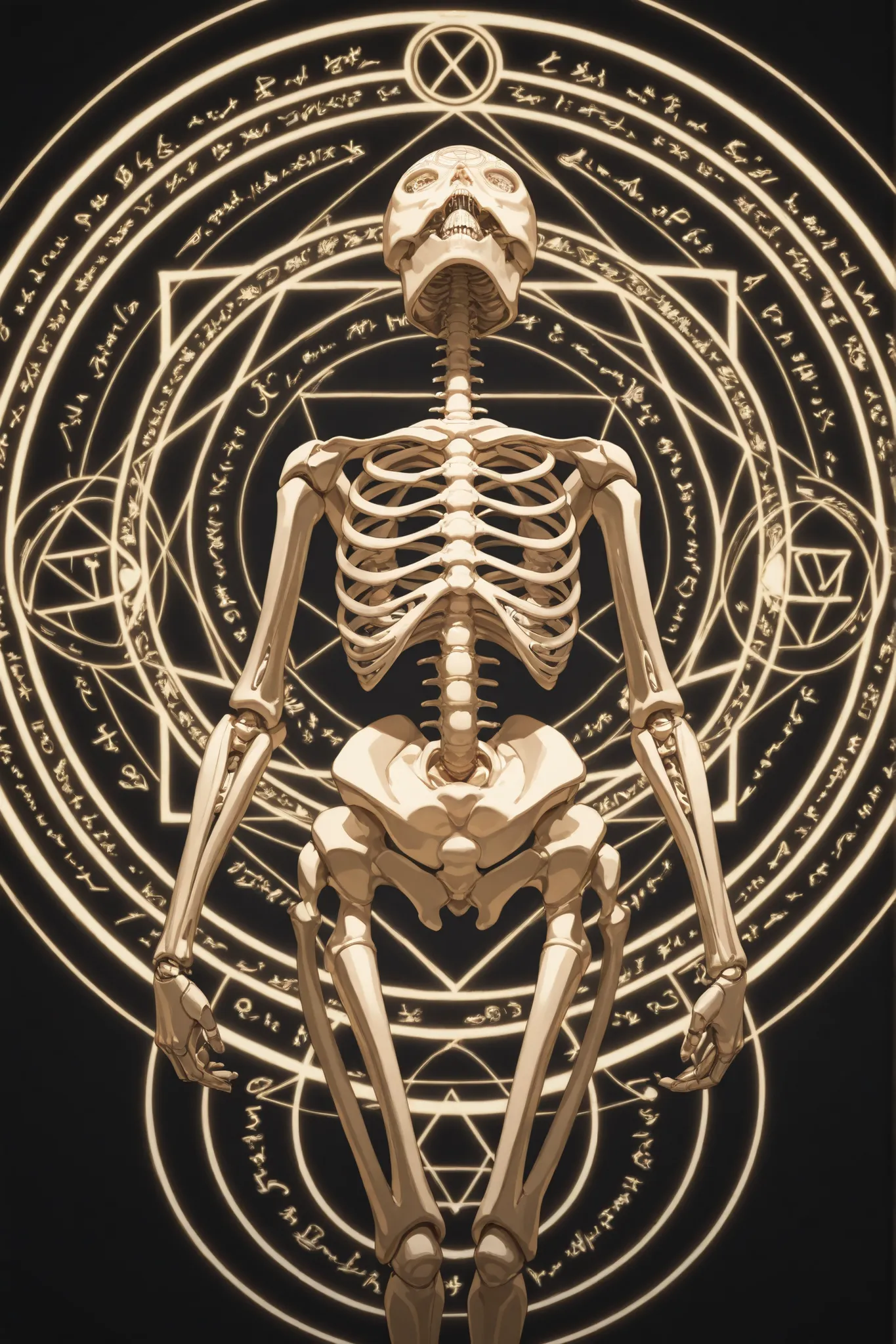 (masterpiece、High Quality, 8k, high definition), solo, high saturation, high definition, anatomical structure, Perfect body, magic circle on background
