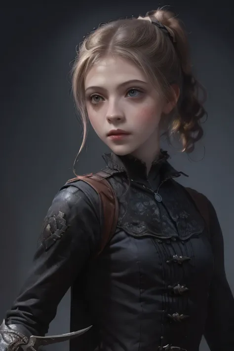  ((best quality)), ((masterpiece)), (detailed), perfect face (((mastepiece, of the highest quality, super detailed))), ((plain white background)), ((photorealistic)), Dark fantasy art, dark fantasy, ((gothic art)), ((Bloodborne inspired)), (Georgian era in...
