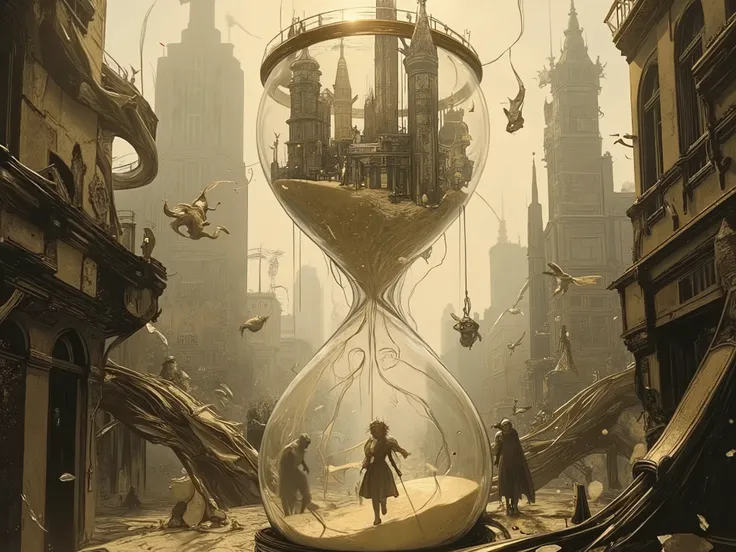 City in an hourglass