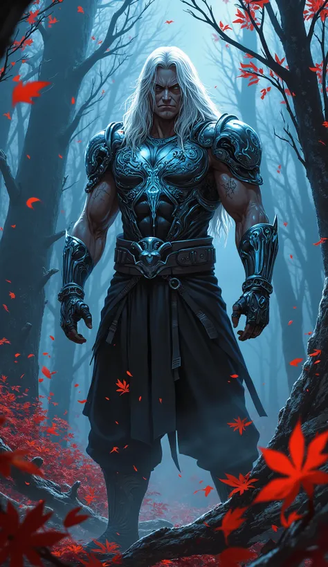 (masterpiece, best quality, ultra-detailed, high-resolution 8k), professional concept art of a character, full body shot.
A tall, formidable middle-aged male assassin of stoic demeanor, possessing a chiseled square face, sharp, piercing steel-grey eyes tha...
