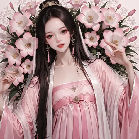 very aesthetic, 걸작, 고해상도, 8k 해상도, high contrast, (semi-realistic), newest, koreanai, best_quality, finely_detailed_eyes_and_detailed_face, (1 girl), beautiful,  pretty, fantasy, solo, long_hair, (no bangs, forehead exposed), flat_chest, skinny, round_face,...