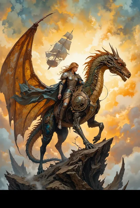 score_9, score_8_up, score_7_up, 8k high quality digital painting, masterpiece, very detailed, ultra realistic, (best quality) very detailed epic masterpiece, unearthly beautiful, full body, boris vallejo style, frank frazetta style, realistic oil painting...