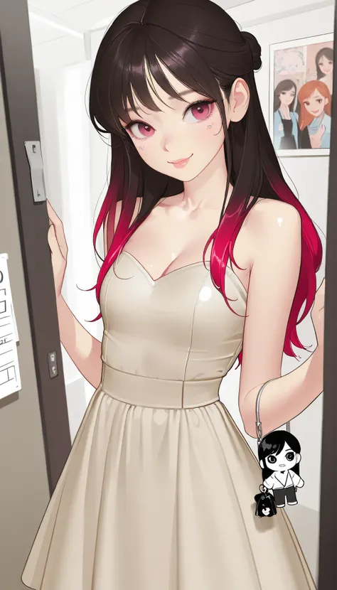 masterpiece、top quality、High precision in selection、high quality images、8k, 1 woman、perfect hands、 skin and clothing texture 、 beautiful eye expression 、Shiny latte-colored hair,long hair, Manga inspired by Lee Jong Suk, trending on deviantArt, realism, d...