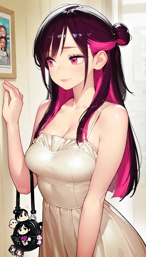 masterpiece、top quality、High precision in selection、high quality images、8k, 1 woman、perfect hands、 skin and clothing texture 、 beautiful eye expression 、Shiny latte-colored hair,long hair, Manga inspired by Lee Jong Suk, trending on deviantArt, realism, d...