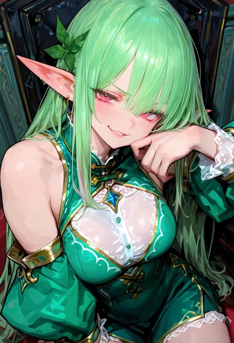 748cmstyle, Gorgeous nice elf, smirk
1girl, single, masterpiece, best quality,, dynamic pose