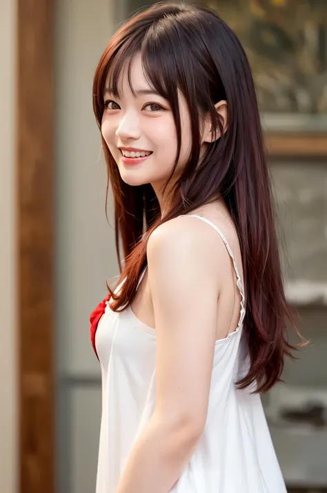 (top quality、8k、32K、masterpiece)、(realistic)、(realistic:1.2)、(high resolution)、very detailed、 very cute face and eyes、1 、round face、tight waist、Delicate Body、(close、top quality、attention to detail、rich skin details)、(top quality、8k、Oil:1.2)、(realistic、real...