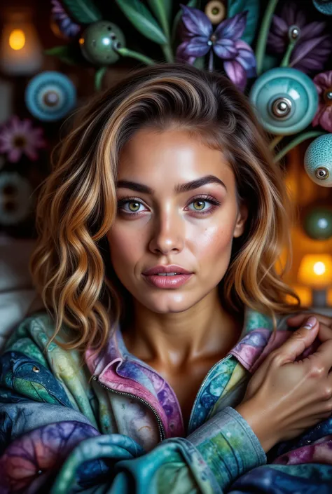 Masterpiece,best image quality,  Photographic method with detailed and beautiful face shots of patients lying down ,  A doctor takes a face model and replaces an ugly face with a pretty face. in future plastic surgeons.