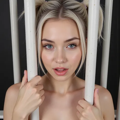 блондинка в full рост, European appearance.
eyes: bright, Big ones, blue, playful and flirtatious look .
eyelashes : Big ones, trimmed, combed , Dark, Smooth nose: Cautious, direct, polished tip.
lips: full, Big ones, naturally pink, to look seductive a...