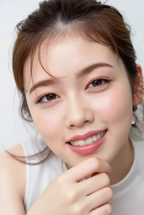 (masterpiece,ultra detailed,Highest quality:1.2),(Perfect beautiful face 1.2),(Perfect and beautiful posture:1.2)(open mouth),(white saliva in open mouth), ((close eyes:0.7)), ((saliva in open mouth:1.2)), Chubby,detailed young skin,(face focus,close up:0....