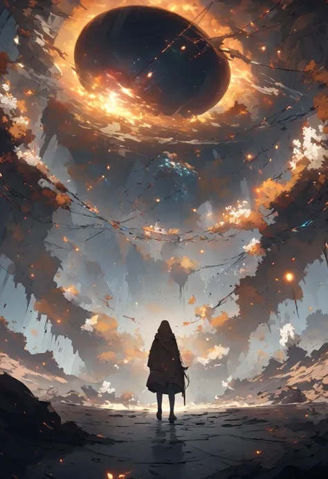 the environment is An immensity made of threads stretched in the void, Each thread is a broken link between two worlds. As they venture there, travelers can hear frozen thoughts Or walked in the memories of others. Some threads lead to pockets of alternate...