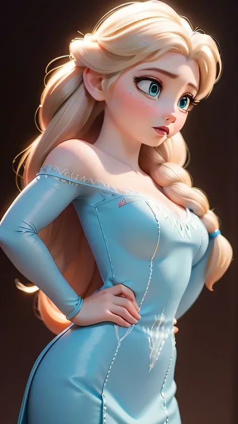 Young Elsa is very hot. busty. cutout. production.. 💗 💕 💮.  3