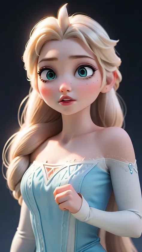 Young Elsa is very hot. busty. cutout. production.. 💗 💕 💮.  3
