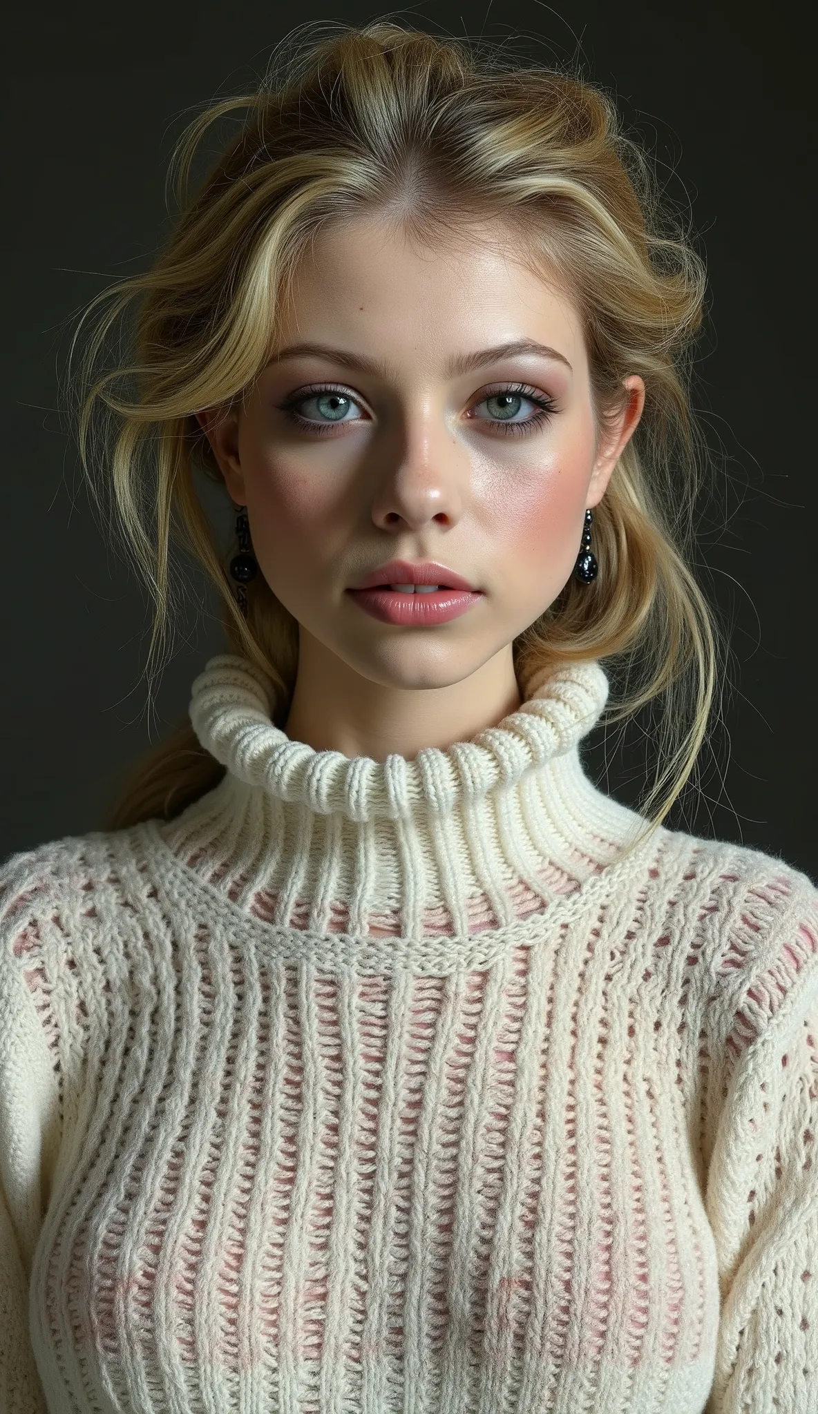sideboob,detailed eyes,rs,(masterpiece, detailed), styled by Thomas Shotter Boys, a lovely woman, she is from the mid 21st century in Croatia, her hair is blonde, her hair is in a wolf cut, she has side bangs, her hair is parted on one side, her eyes are d...