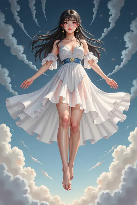 空飛ぶ女１ FLUX v1.0