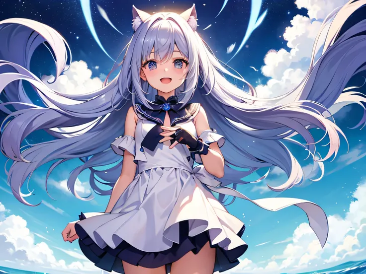 Thoroughbreds Using Magic　[Verse]
Running Through the Blue Sky　in the wind
Our dream　start running
Contrail's Power　is here　Open Now

[Chorus]
Run Run　Don't Stop
Shining Stages　for You
Smiling Light　Envelopes the World
Voice of Contrame　resounding

[Verse ...