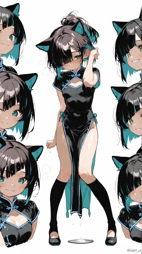 (((white background)))(((One of the girl:1.4)))(high resolutionのmasterpiece,high resolution,High precision in selection,high resolutionモデル,top quality:1.2) (Cook Hold Subjective(masterpiece:1.5)super definition,high resolution,8k) ((girl with cat ears)dark...