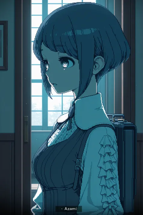masterpiece, high quality, better lighting, absurd, best quality,
anime screenshots, anime coloring,
  kaicen, azami,