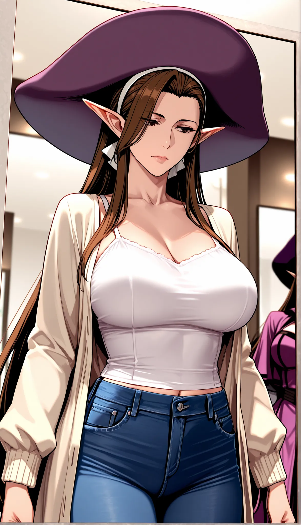 Chizuru Kagura l Long hair, Brown Eyes, Brown Hair, Hairband.


BEAUTY anime Woman's. Her face is rounded. Her ears like an elf. Her eyes are large, brown and slanted. Her hair style is very long. The front hair is cut diagonally above the eyes. She has la...