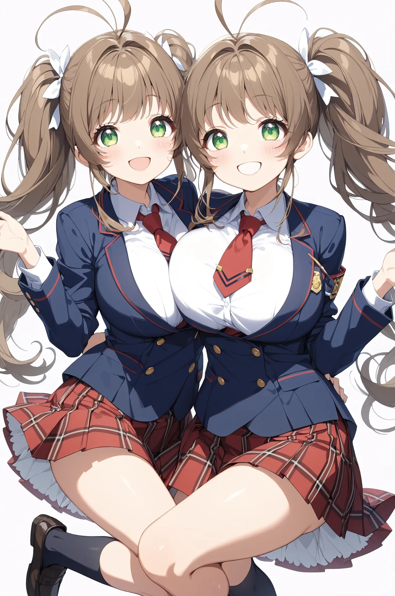 (high quality Animation Art, Super Best masterpiece, 16K, Highest image quality, super high resolution, super high degree of perfection of the work), 1girl, solo, 
(brown hair, antenna hair, bangs, stupid hair, hair intake , green eyes), (super very cute s...