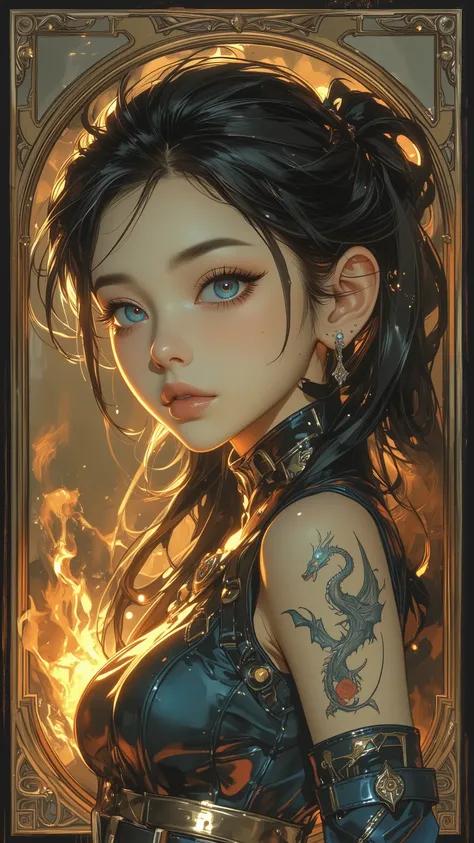 (1 girl:1.5), masterpiece:1.3,  gag mouth  , ULTRA HIGH DEFINITION,  super excellent ), (Reality, photoReality:1.4),   beautiful illustration  ,
 perfect light,   close ,   khaki skin  ,    blue gemstone eyes  , tattoo, 
 Natural light,   writing border de...