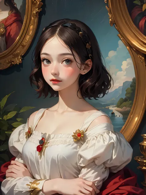 397 ((The Young Princess and the Young Prince)),(short hair),(Neat hair),(Ultra High Definition),(Opulent Palace),(Leonardo da Vinci Style Painting)