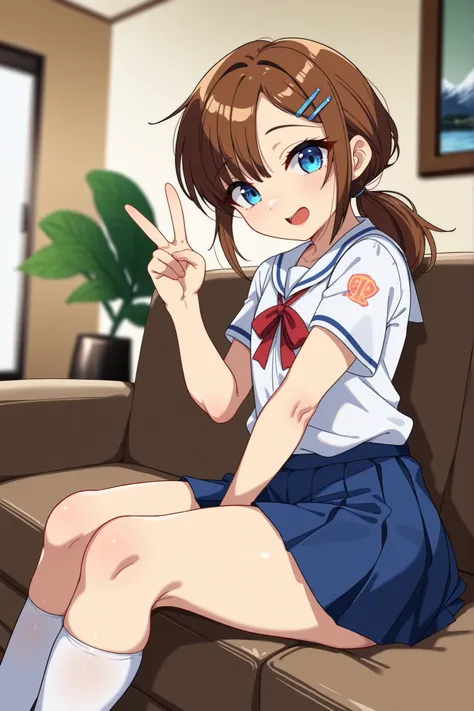 a high-quality digital drawing, clean and sharp details, anatomically correct, ((vibrant colors)), 1girl, ((cinematic lighting)), (masterpiece), (8k quality), (top rated on pixiv), (cutiepie), sfw, (moe), (open mouth),

break,
((short round face)), ((large...