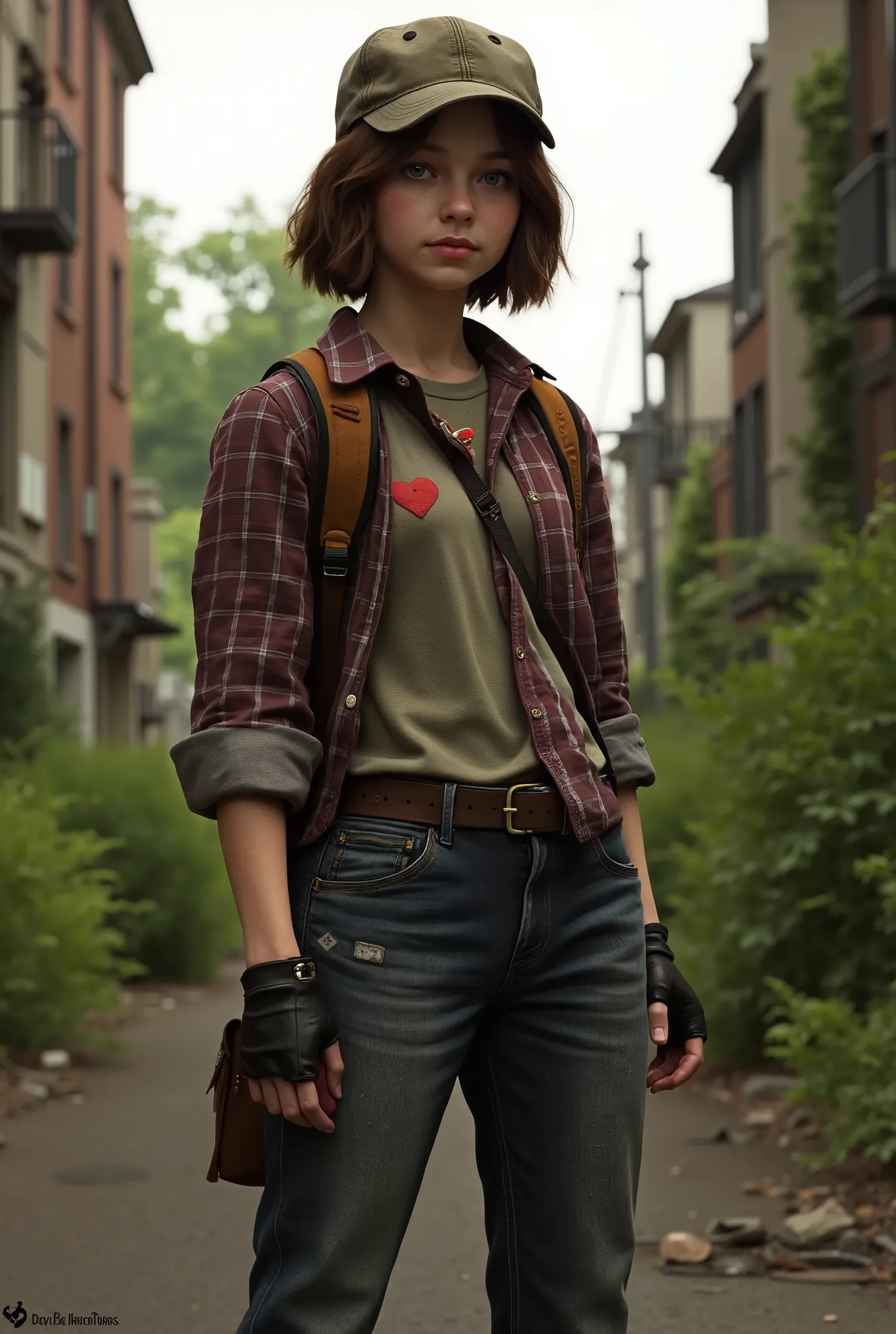 Emma Myers Clementine The Walking Dead Telltale Outfit