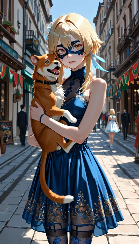 ((RAW Photo), Absurds, (Absurd Resolution)), (AI Fantasy), (pretty girl, very beautiful 21 years old), (((Lumine, bioluninicent light))), (beautiful girl, very pretty face, with Mexican carnival mask), (long, curly hair, cinnamon, black highlights), (reali...