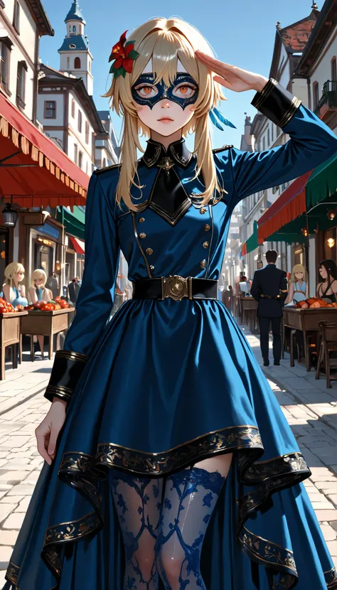 ((RAW Photo), Absurdres, (Absurd Resolution)), (AI Fantasy), (pretty girl, very beautiful 21 years old), (((Lumine, bioluninicent light))), (beautiful girl, very pretty face, with Mexican carnival mask), (long, curly hair, cinnamon, black trim), (realistic...