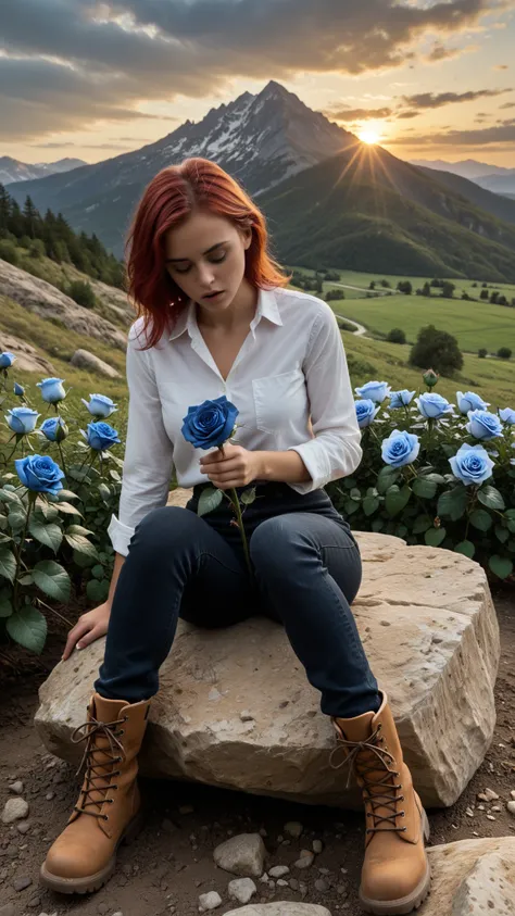 Dreamland: Blue roses grove