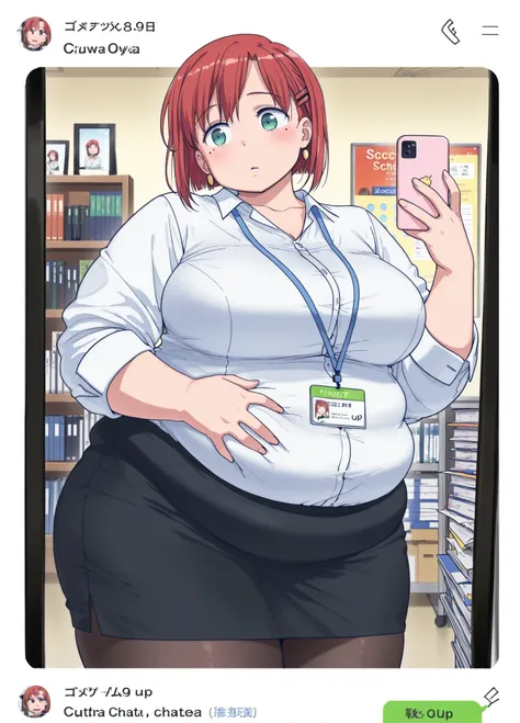 anime screencap,anime coloring,

dynamic pose,head tilt
(masterpiece, best quality:1.2),



lisc1, line \(naver\), chat log, timestamp, phone screen,
phone, cellphone, solo, holding, selfie, holding phone, smartphone, one hand on belly,



1girl, solo, ,, ...