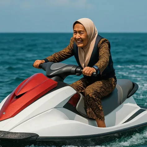 I want this woman to drive at sea with all the professionalism and vigor she doe