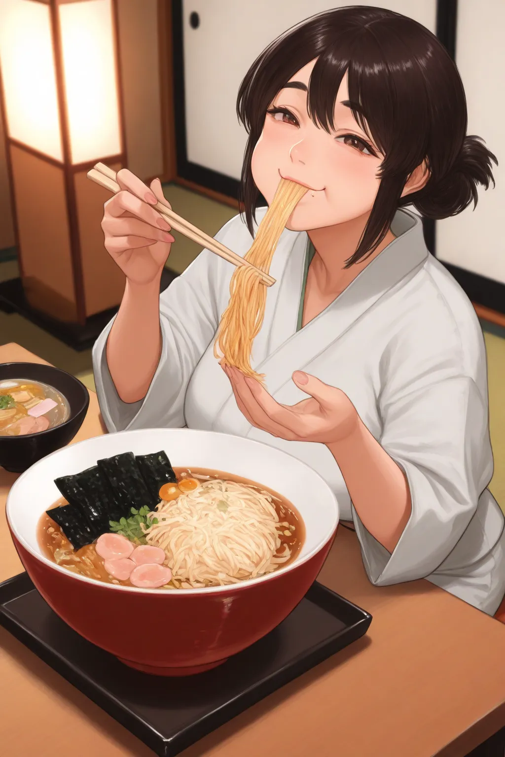 The Woman Who Is The Backbone Of The Family Eats A Lot