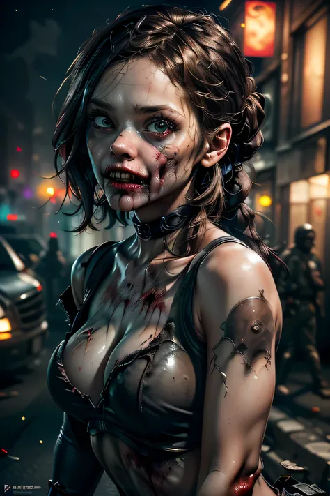 (((Ultra-HD-quality-details, ideal-cutesie))),40-zoey-olderv2-zombie,dynamic angles,masterpiece,(detailed),(detailed skin),1girl,wearing special forces gear,(bullet wounds),action poses,ray tracing,vivid colors,vibrant colors,4k,8k,