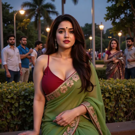 A North Indian-European Curvy Milf Bhabhi aged 38. She has the delicate, beautiful Square facial structure of an Indian Women with the milky white fair skin tone. Long shiny wavy hair. A Long round point, symmetrical nose, placed perfectly at the center of...