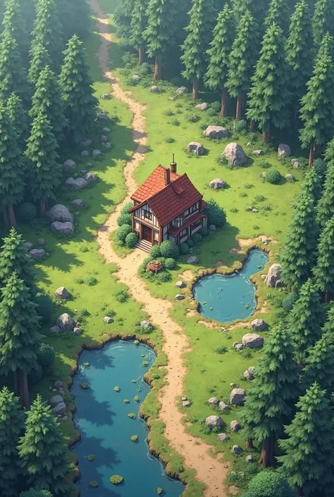 Cas na floresta