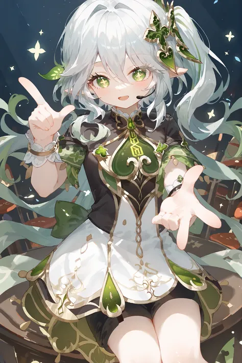 (score_9,score_8_up,score_7_up),<lora:Nahida(genshin impact)-v1:1>,Nahida(genshin impact),1girl,nahida (genshin impact),solo,green eyes,pointy ears,hair ornament,long hair,side ponytail,multicolored hair,gradient hair,white hair,green hair,symbol-shaped pu...