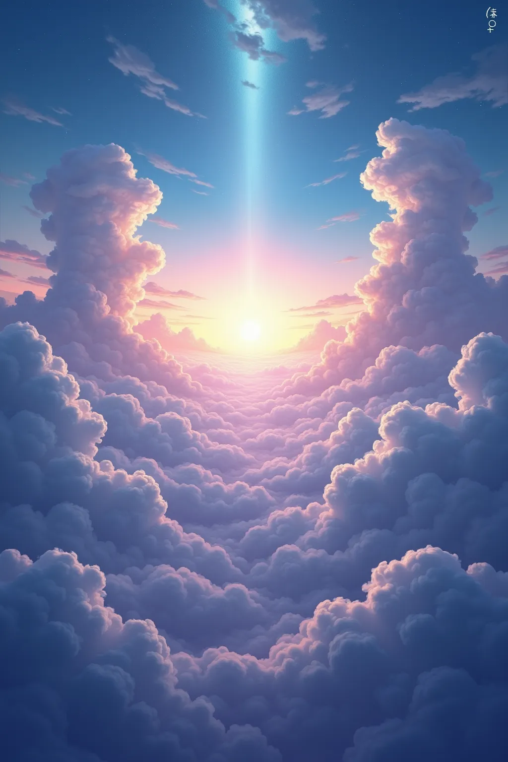 Generate five images of the sky