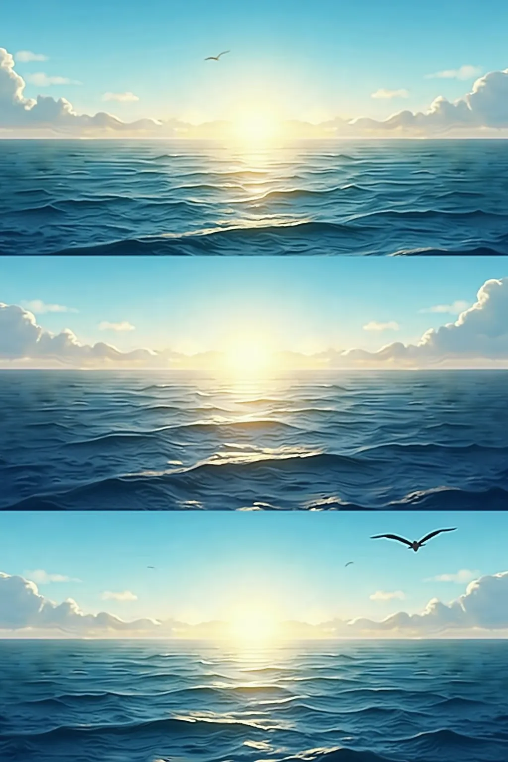 日落海天一色😍