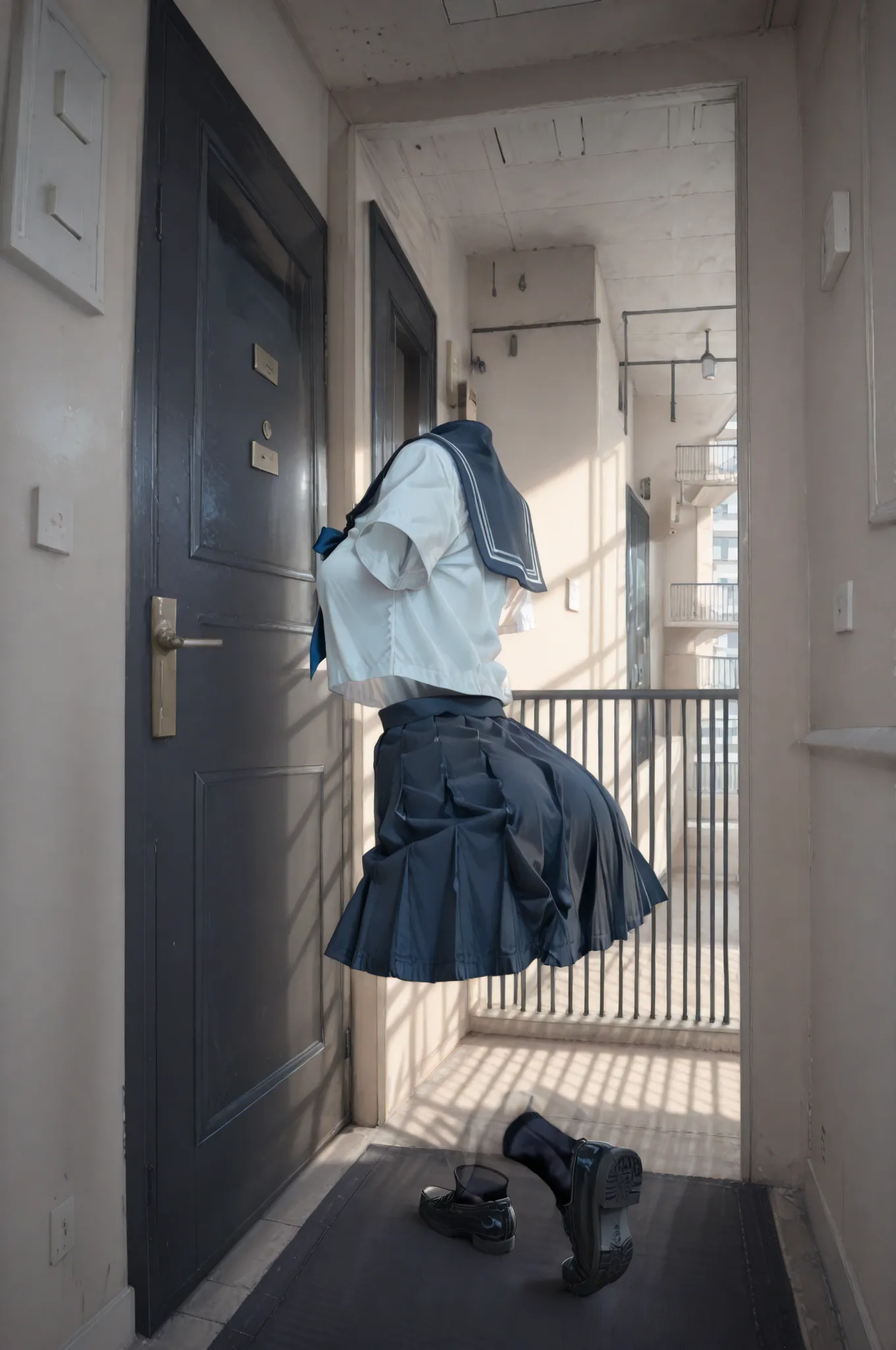 ミステリアスな隣人：見えない隣人