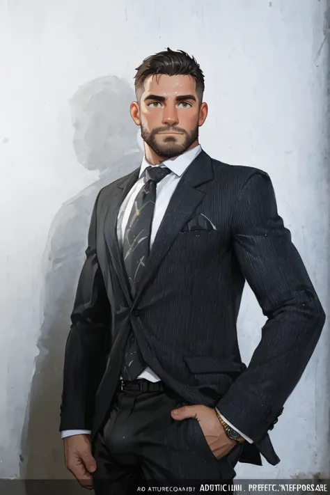 Masterpiece, best quality, male, huge ass, huge beefy muscular, gay men, handsome face, thick body, huge chest, big chest, shiny , cartoon anime, perfect eyes, man, bara, perfect body, perfect anatomy, , perfect cock, , masculine, hairy, big , big body, ke...