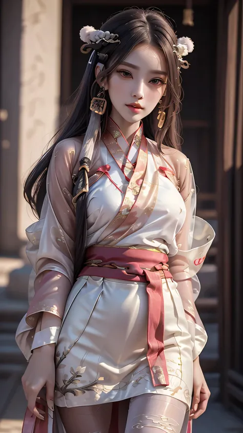 (Top Best quality, 16K, Masterpiece: 1.7)), Clear focus: 1.2, 1girl, Perfect Figure: 1.3, Slim Abs: 1.1, Extremely detailed CG8K painting, high color, Extremely high color saturation, All colors are deepened, painting, graffiti art, central composition,  f...