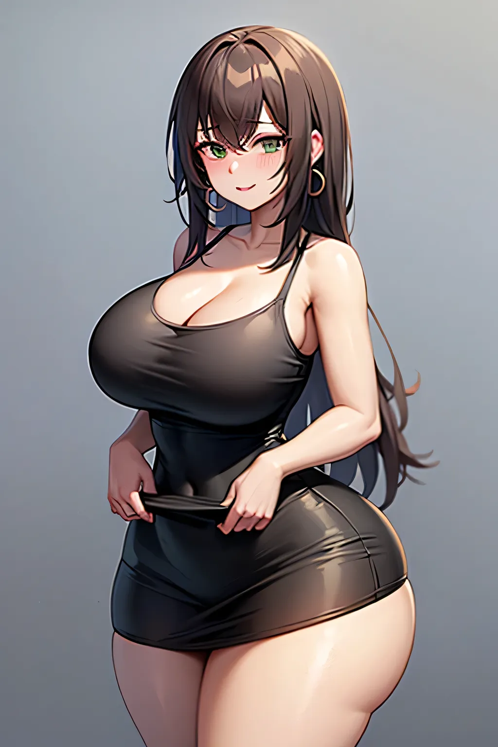 ,thick ass, bubble butt,  ((Masterpiece)) , perfect anatomy , perfect shading , field of depth , (best quality) , extremely delicate and beautiful , perfect lighting , detailed face , ultra cute face , cute , (cowboy shot 1.2) , full body  (((1girl))), (((...