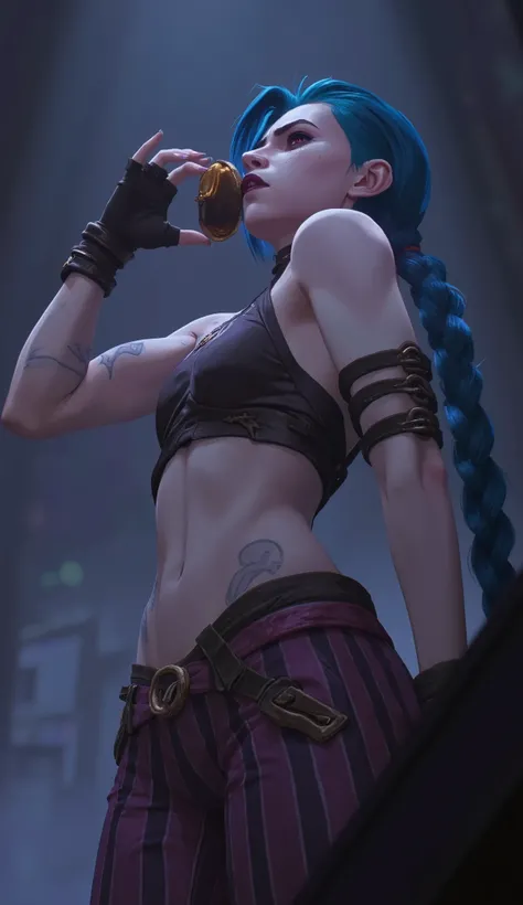 check_9 , check_8_ up , check_7_ up , Jinx , One woman , Jinx из League of Legends , sucking little boy dick,dick inside her mouth,blowjob