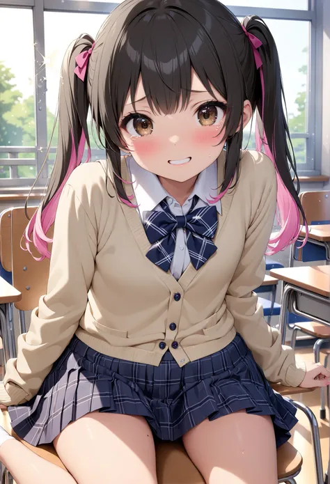 score_9, score_8_up, score_7_up, Rating_Safety,high resolution images in front of the teacher、Body paint, masterpiece, 最High Quality, High Quality, very aesthetic, Absard Dress, Newest, complicated details, very detailed, solo, 1 girl, Otome, Middle School...