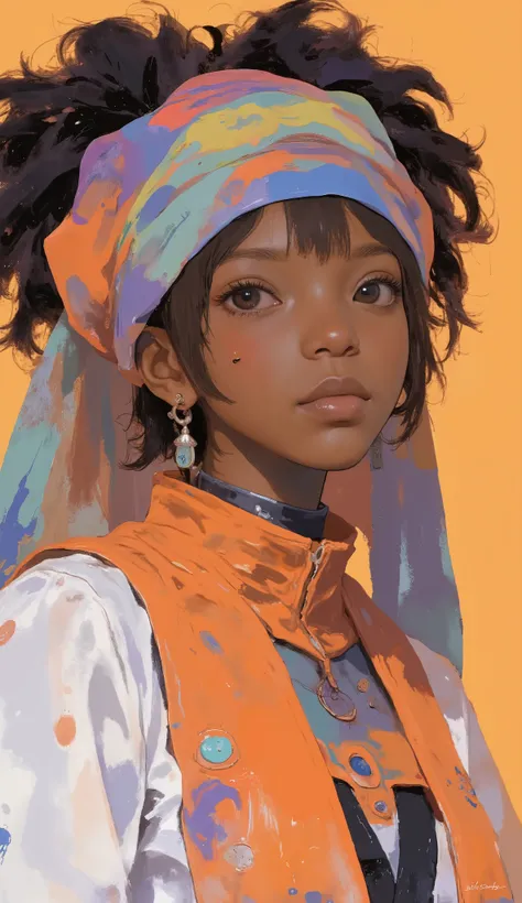 picture of a woman wearing a colorful head scarf and scarf, African woman, Loss or draw | Afrofuturism , African queen, black African princess, Beautiful Art work, Afrofuturistic, Afrofuturism , Beautiful Art , Afrofuturist, blackgirl, Black Art, black...