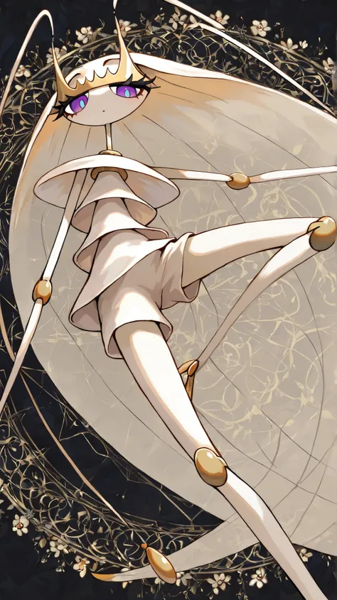 (in the style of Takashi Murakami:1.0), beautiful顔, feet,Highest Quality,tone mapping, sharp concentration in nude clothes, 超details,(Pheromosa),Highest Quality,beautiful,Pokemon,(Two fingers),(Clear Eyes),solo, details,8k,(slender:1.3),wallpaper,Jumping K...