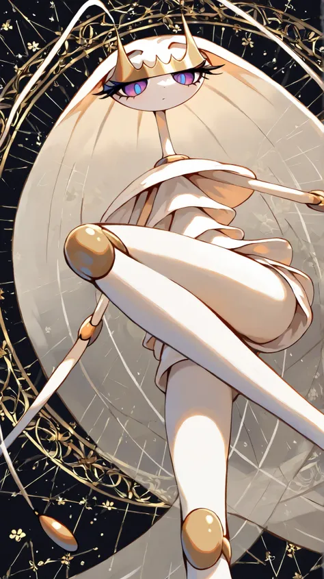 (in the style of Takashi Murakami:1.0), beautiful顔, feet,Highest Quality,tone mapping, sharp concentration in nude clothes, 超details,(Pheromosa),Highest Quality,beautiful,Pokemon,(Two fingers),(Clear Eyes),solo, details,8k,(slender:1.3),wallpaper,Jumping K...